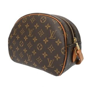 Louis Vuitton Blois Brown Bag Monogram Canvas Shoulder